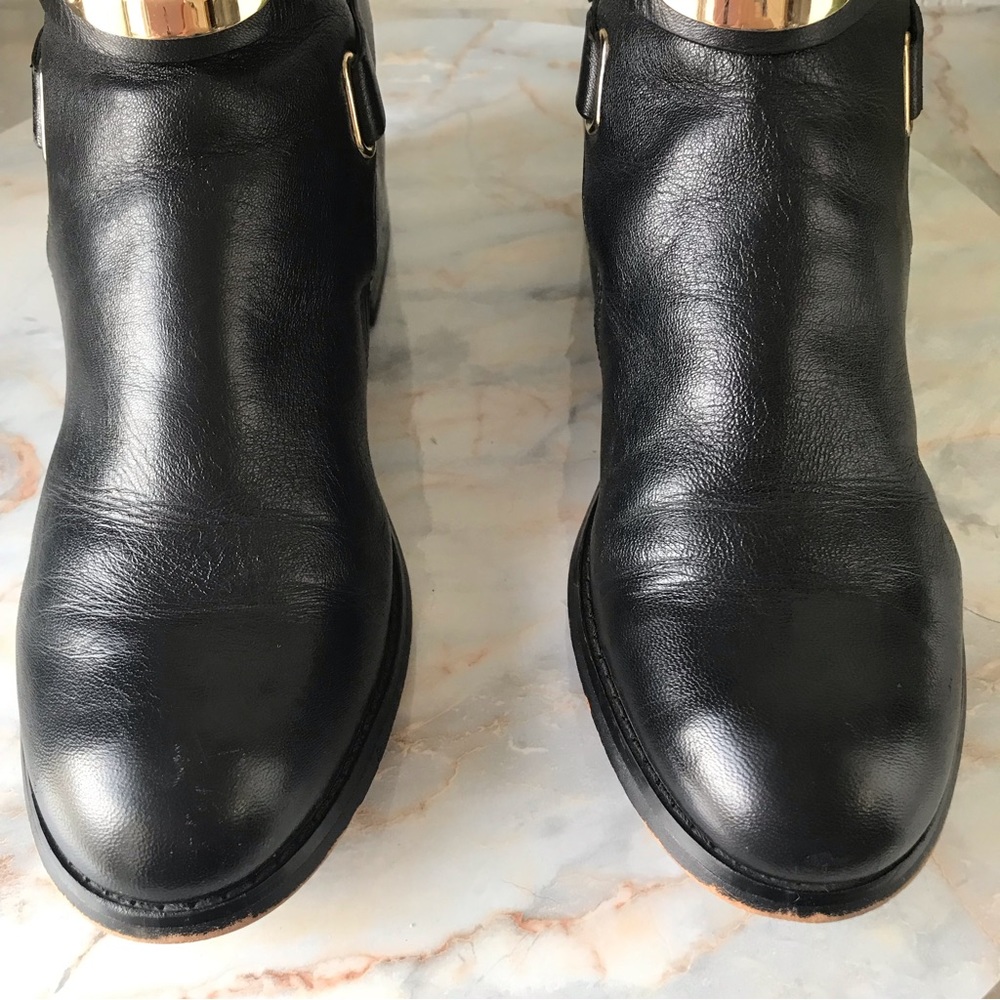 Michael Michael Kors Arley Black Leather Ankle Boots - Picture 4 of 13